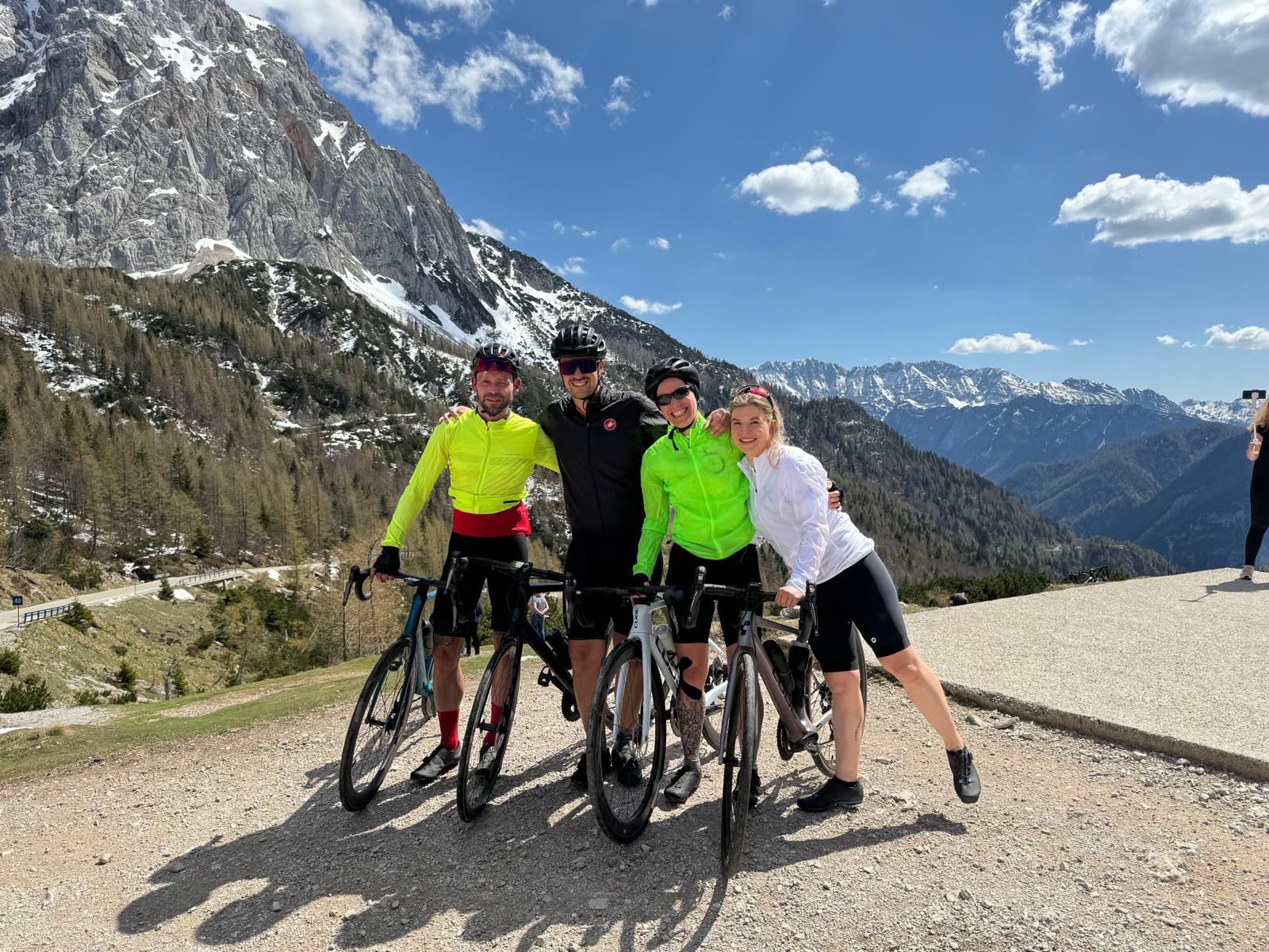 Vrsic Pass Friends Cycling